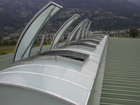 Lichtbänder / Vordächer Lichtbänder / Vordächer